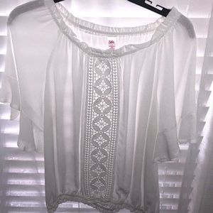 white see through blouse